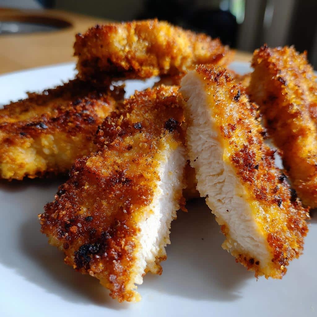 air fryer chicken fillet recipe crispy juicy - detail 1