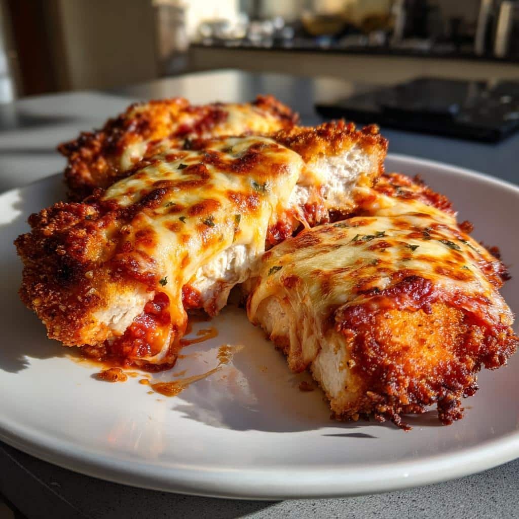 air fryer chicken parmesan crispy