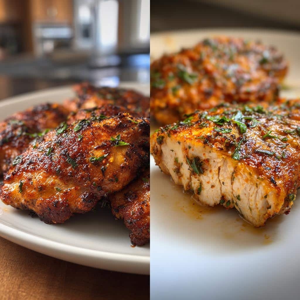 air fryer chicken thighs skinless 5 flavors youll adore