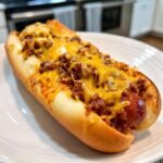 air fryer chili cheese dogs