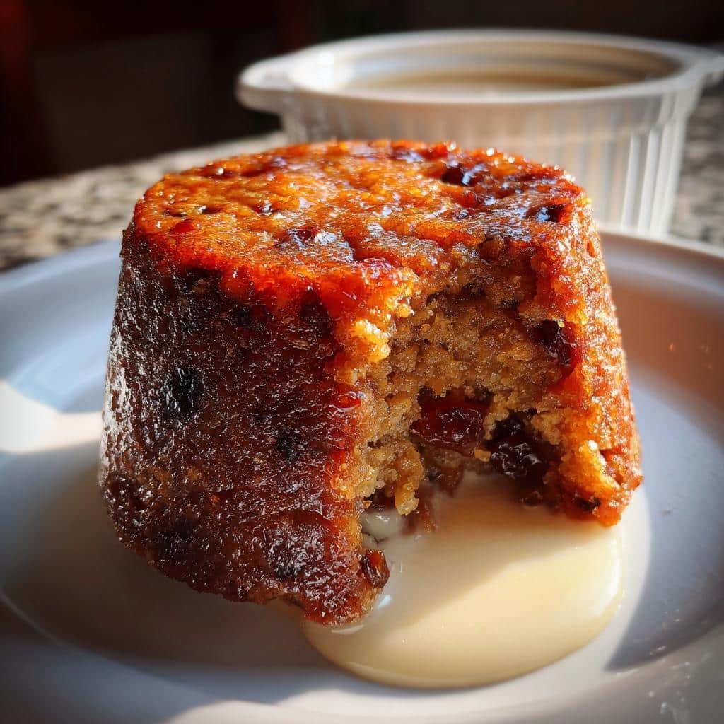 air fryer christmas pudding individual - detail 1
