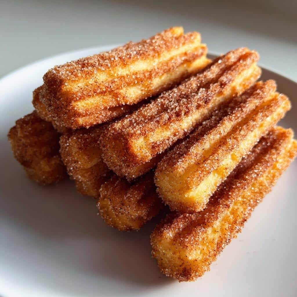 air fryer churro bites cinnamon - detail 1