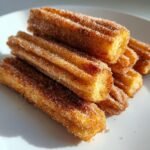 air fryer churro bites cinnamon