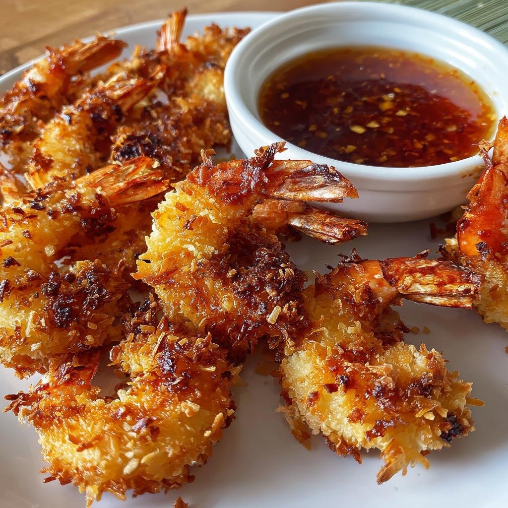 air fryer coconut shrimp sweet chili - detail 1