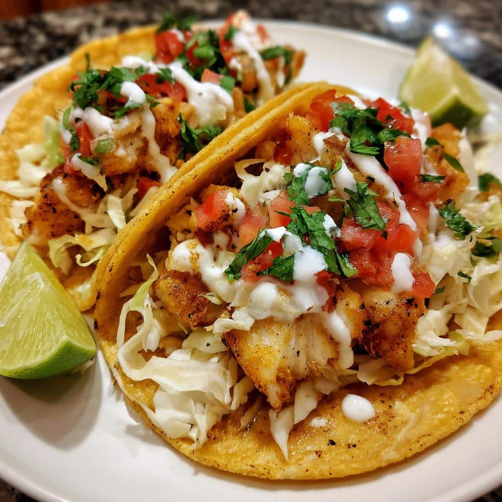 air fryer cod tacos delicious recipe - detail 1