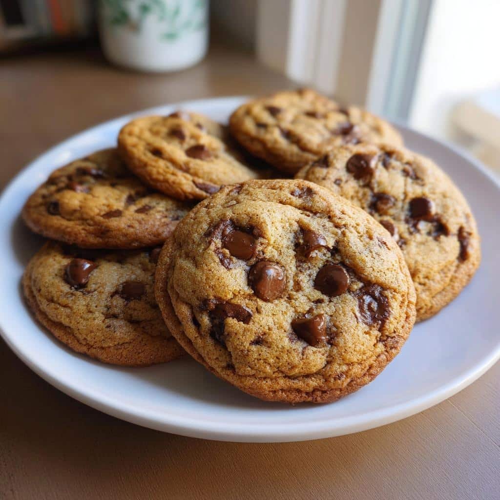 air fryer cookies chocolate chips - detail 1