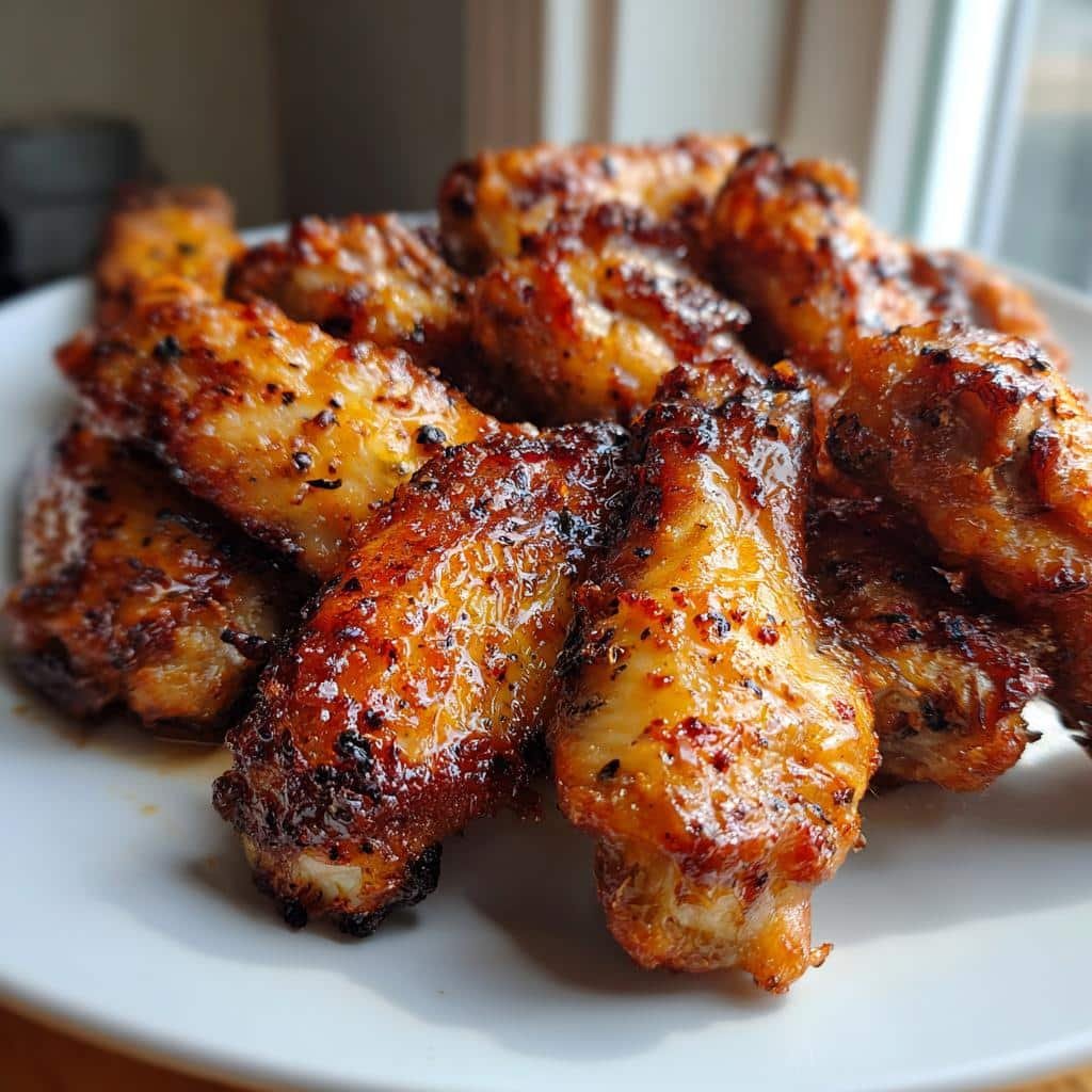 air fryer cooking chicken wings crispy recipe