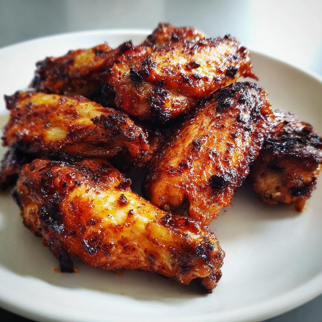 air fryer cooking chicken wings crispy recipe