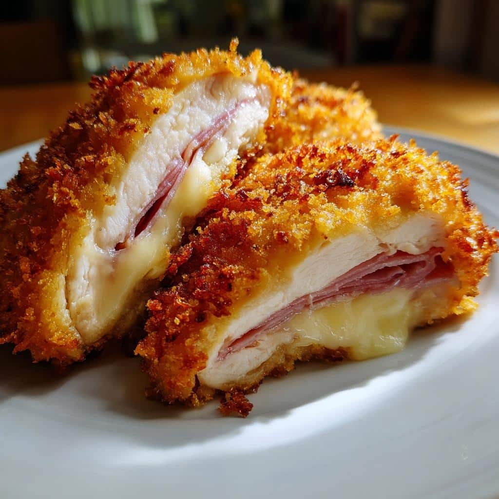air fryer cordon bleu recipe - detail 1