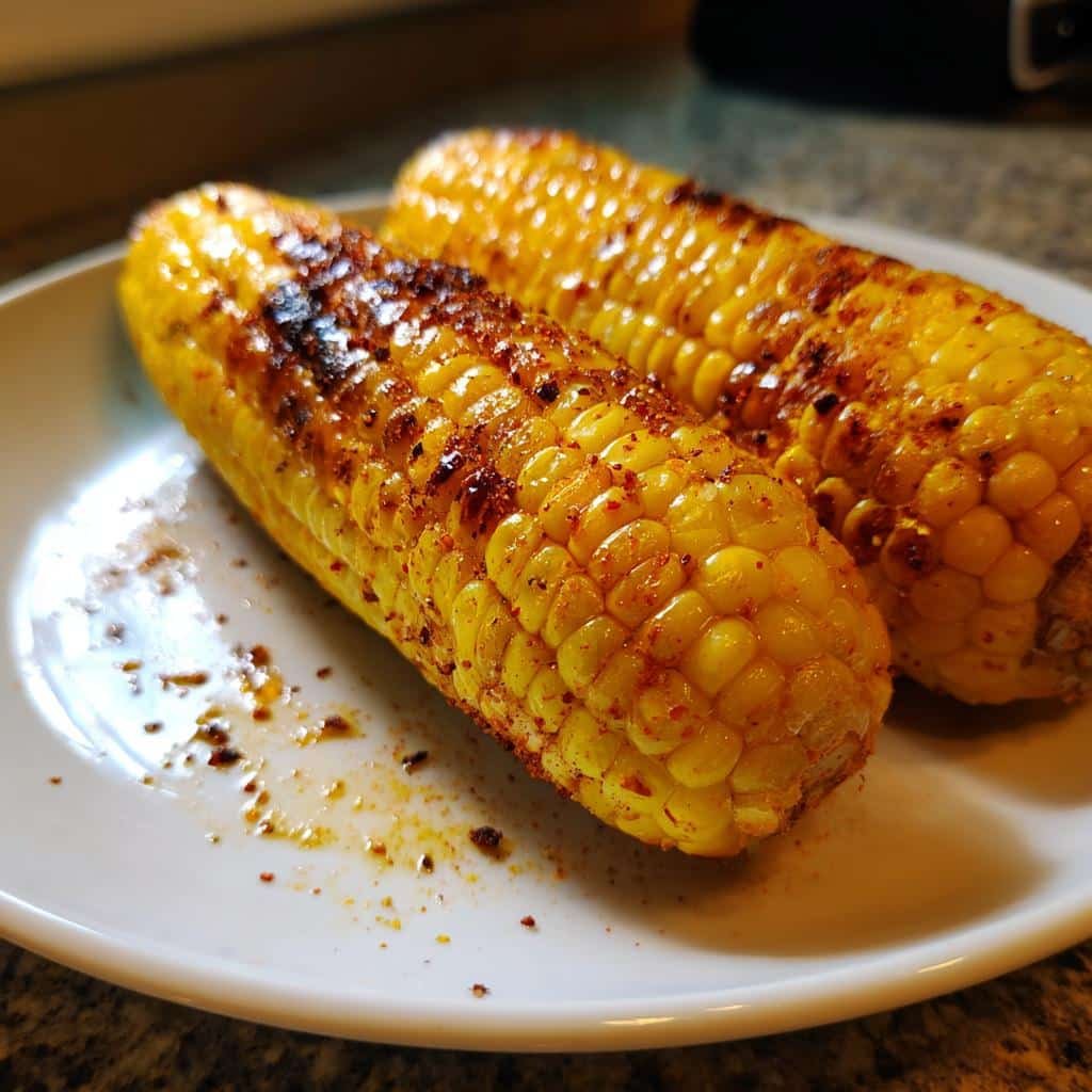 air fryer corn recipe deliciously charred treat - detail 1