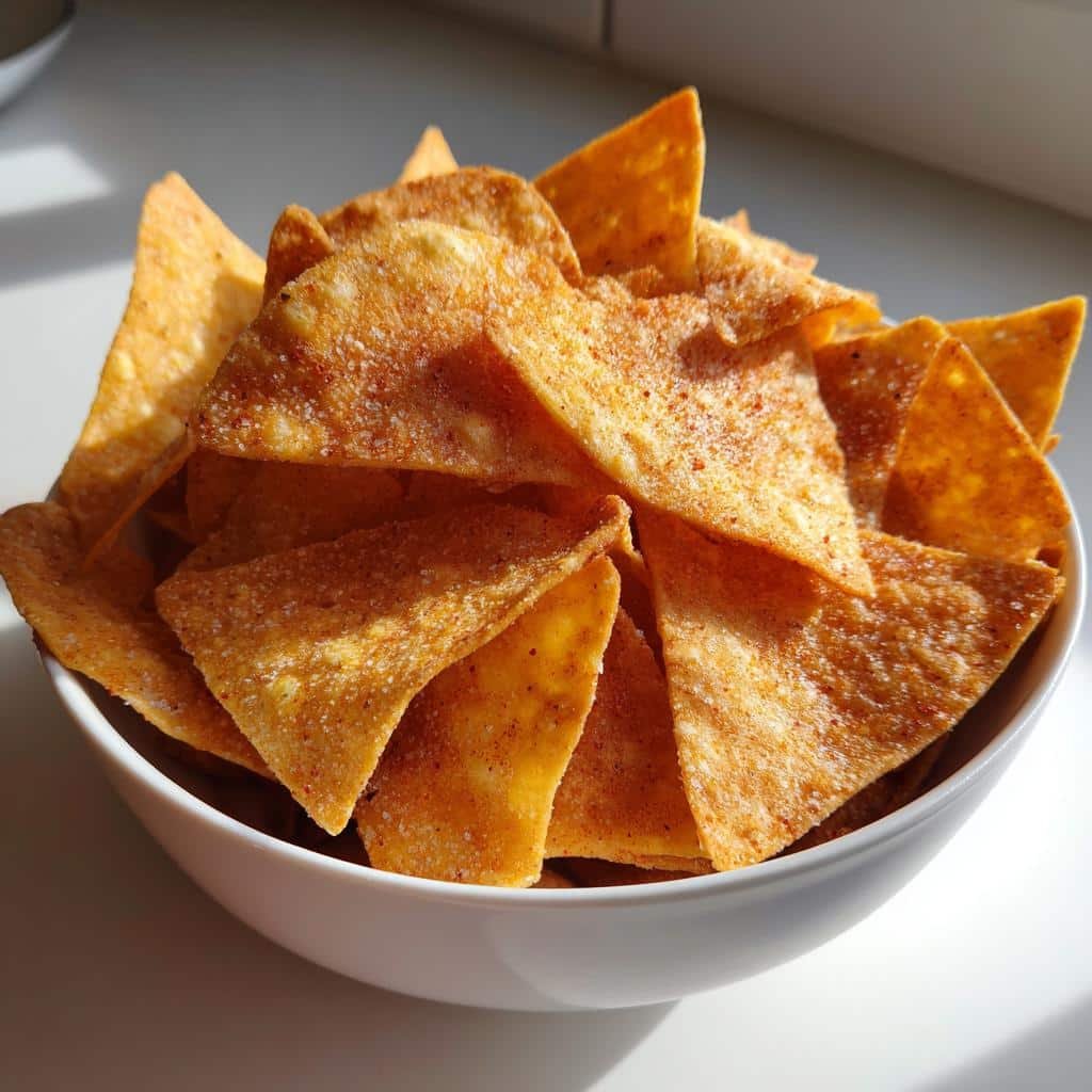 air fryer corn tortilla chips recipe