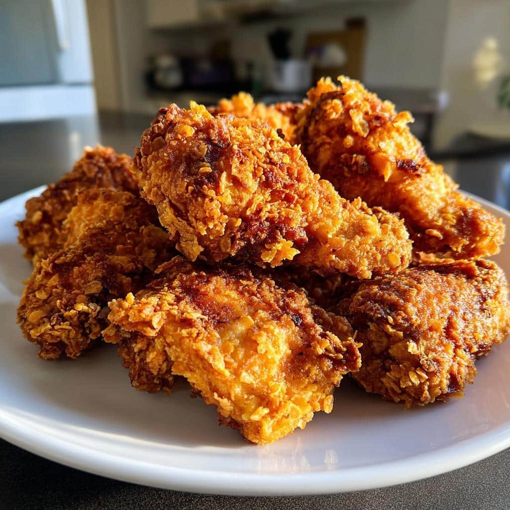 air fryer cornflake chicken recipe - detail 1