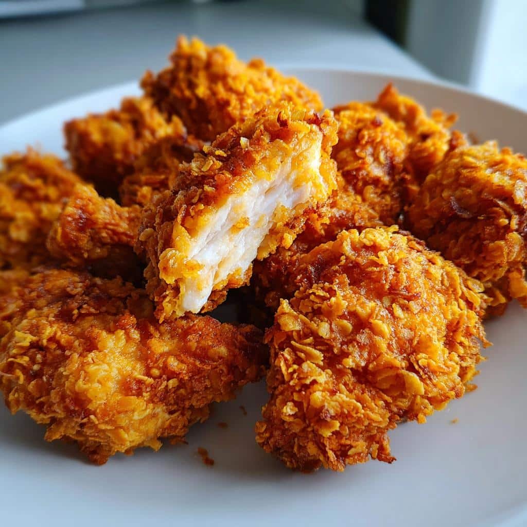 air fryer cornflake chicken recipe