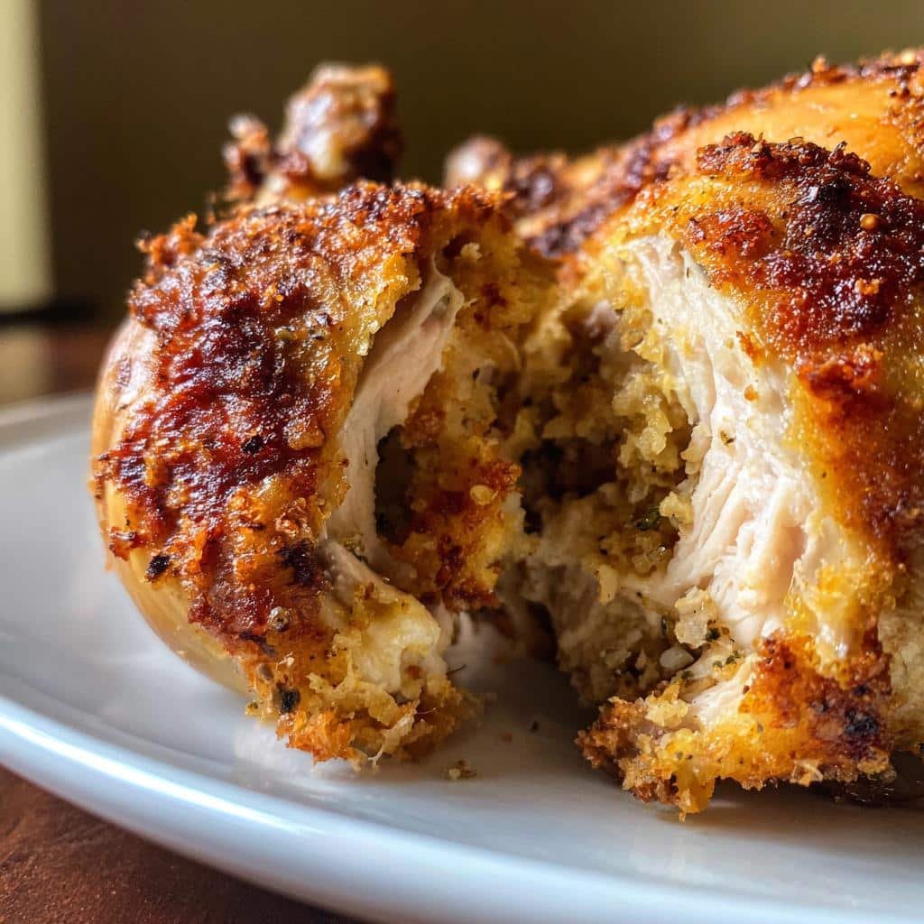 air fryer cornish hen stuffed - detail 1