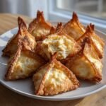 air fryer crab rangoon crispy