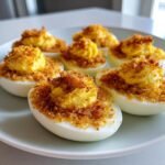 air fryer deviled eggs crispy