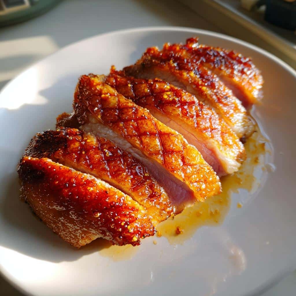 air fryer duck breast orange glaze