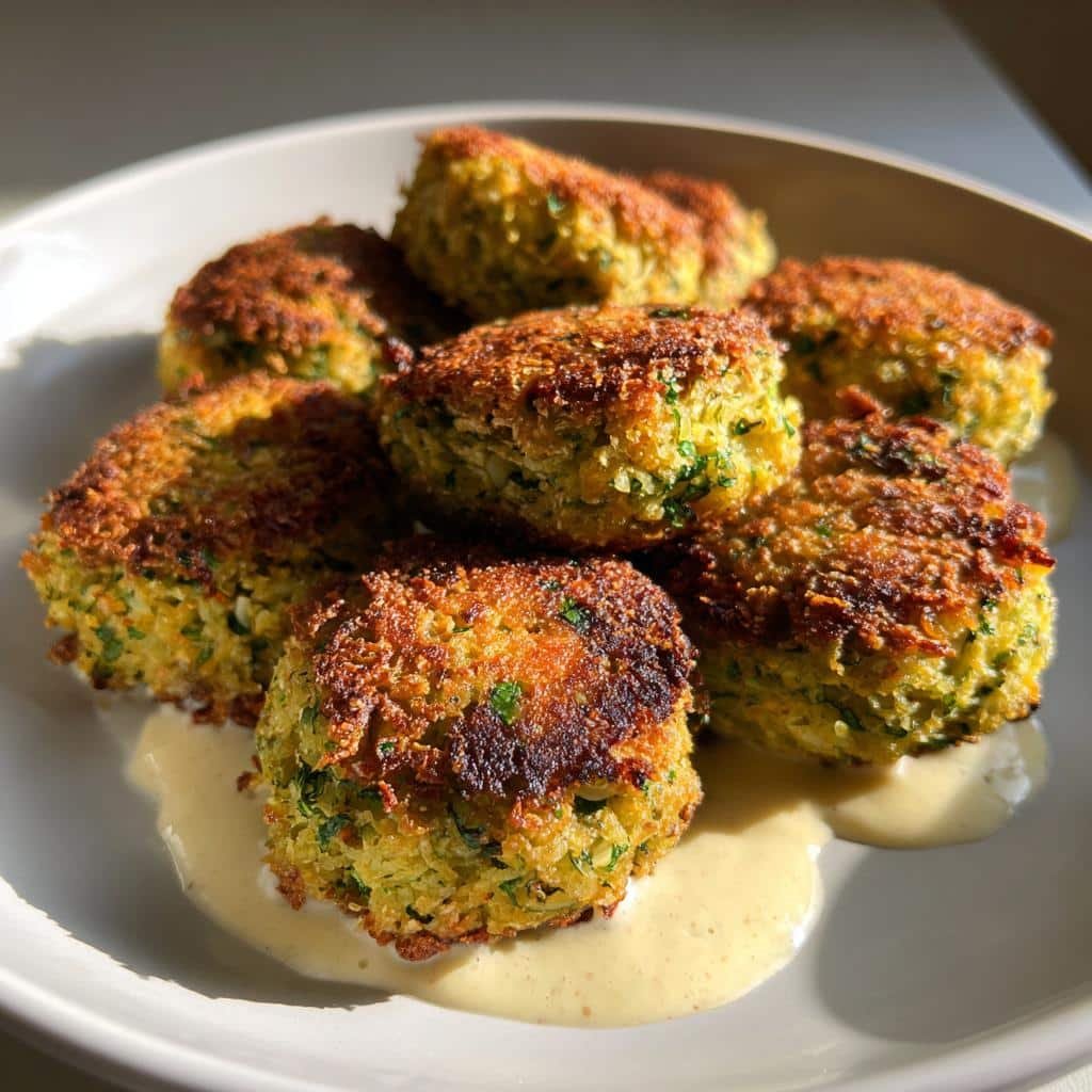 air fryer falafel Mediterranean - detail 1