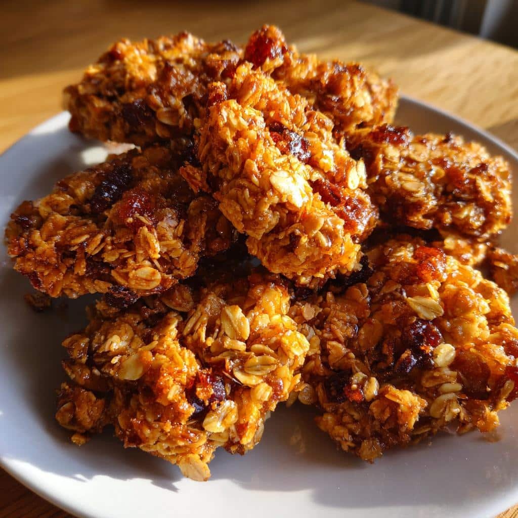air fryer granola clusters - detail 1