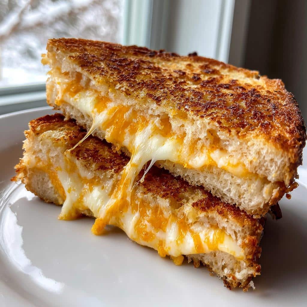 air fryer grilled cheese three ways - detail 1