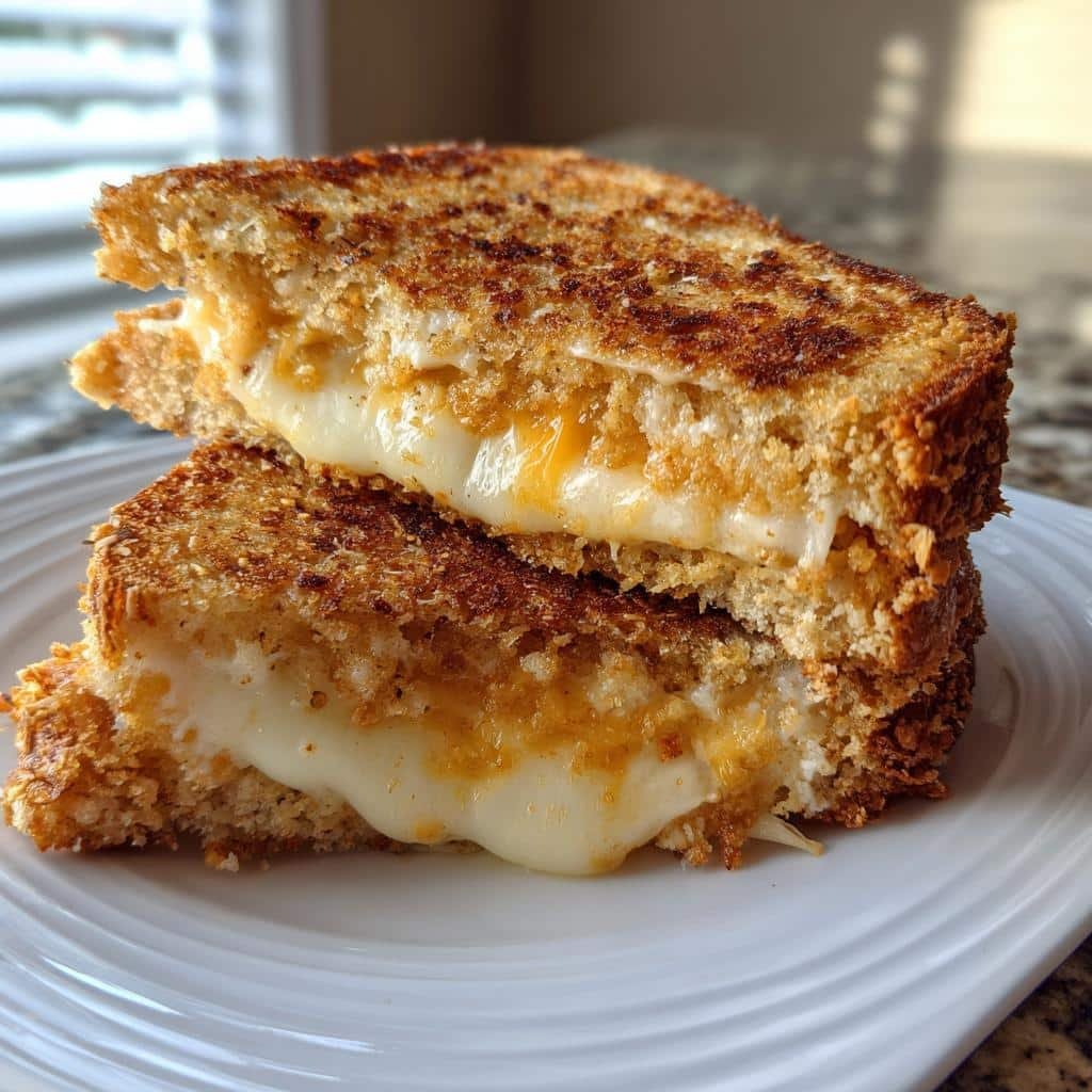 air fryer grilled cheese three ways