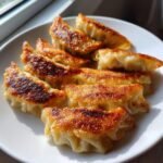 air fryer gyoza dumplings crispy