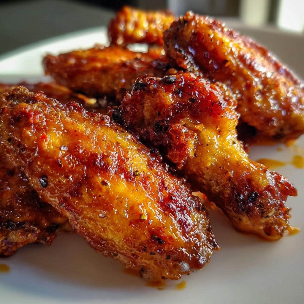 air fryer hot wings extra crispy - detail 1