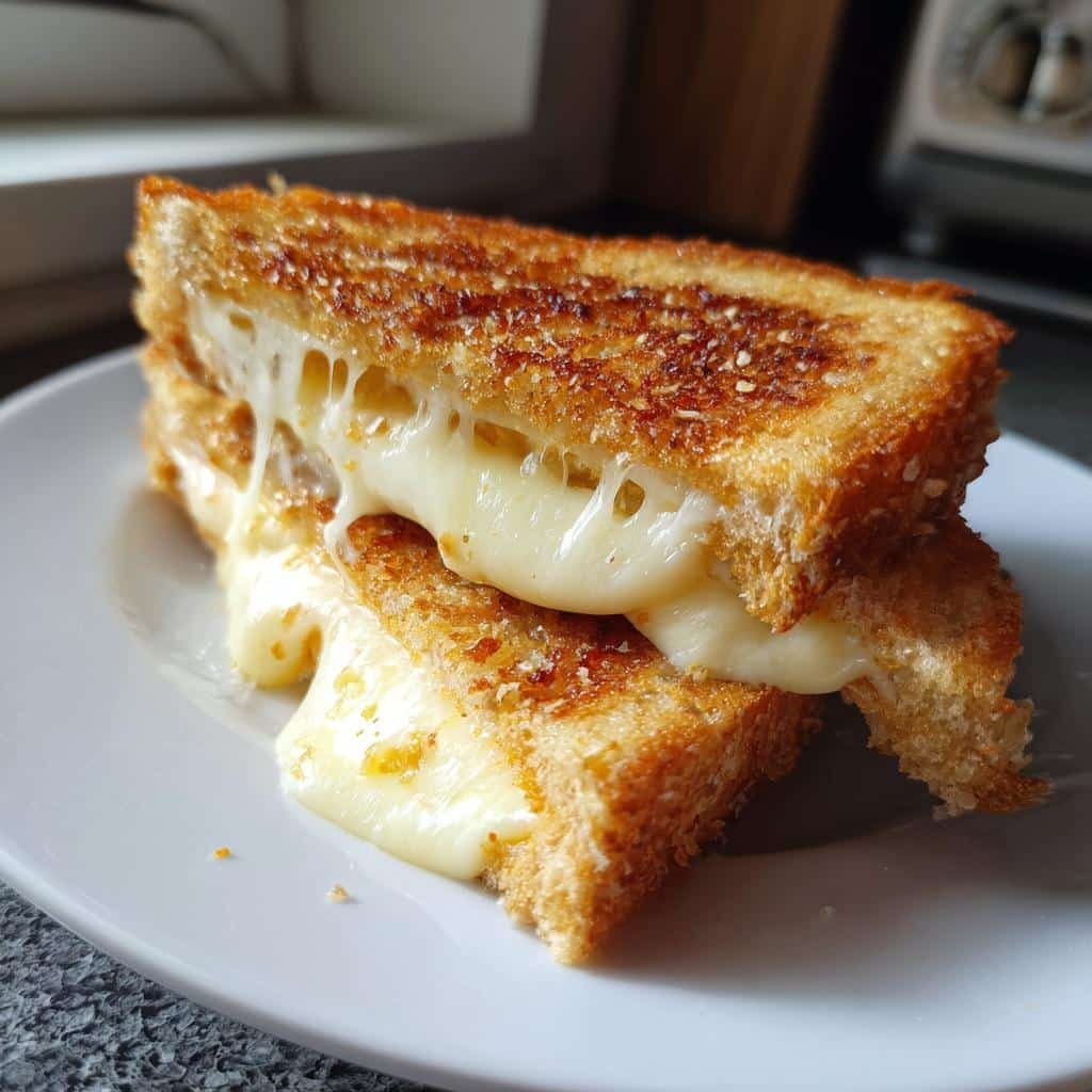 air fryer mozzarella en carrozza - detail 1