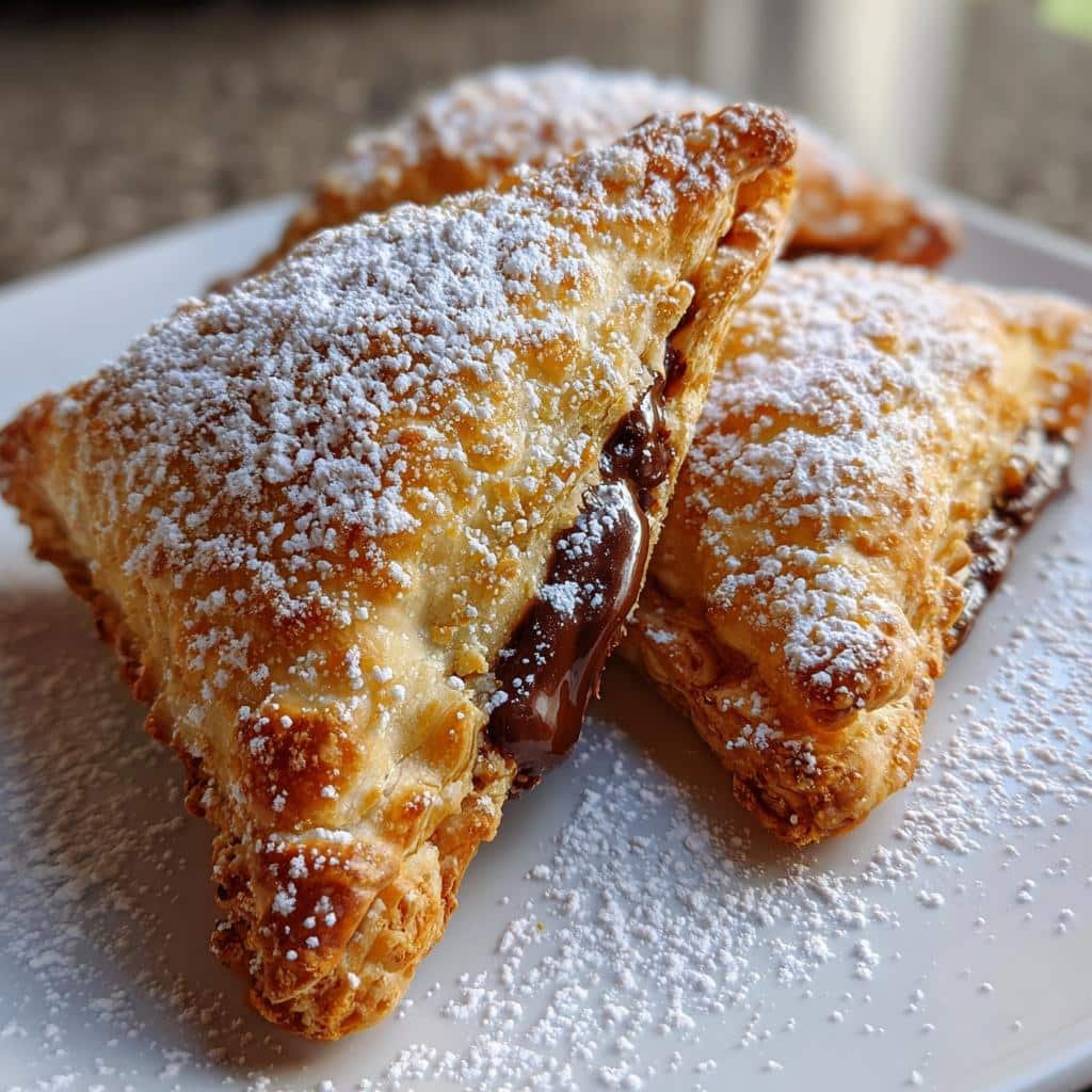air fryer nutella turnovers