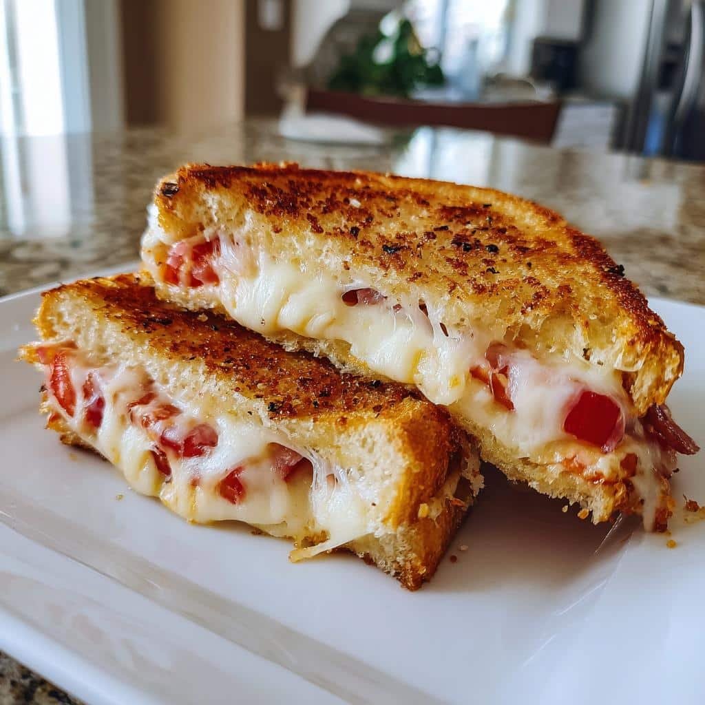 air fryer panini pressed sandwich - detail 1