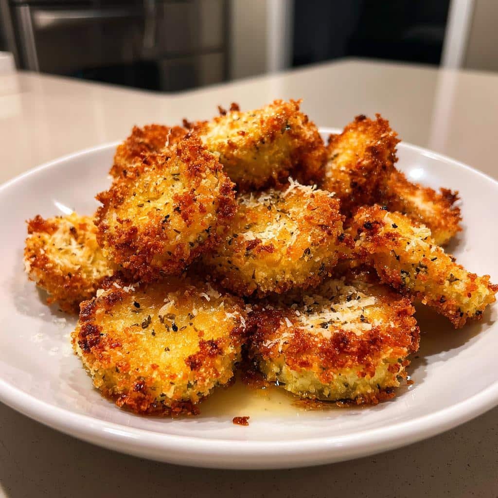 air fryer pickle chips dill - detail 1