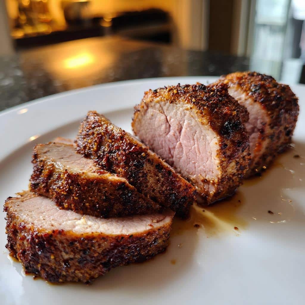 air fryer pork tenderloin coffee rub