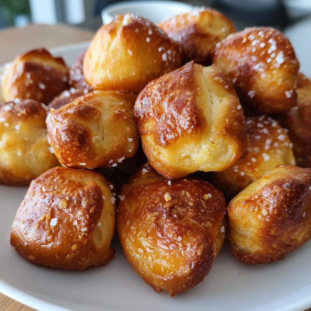 air fryer pretzel bites soft - detail 1