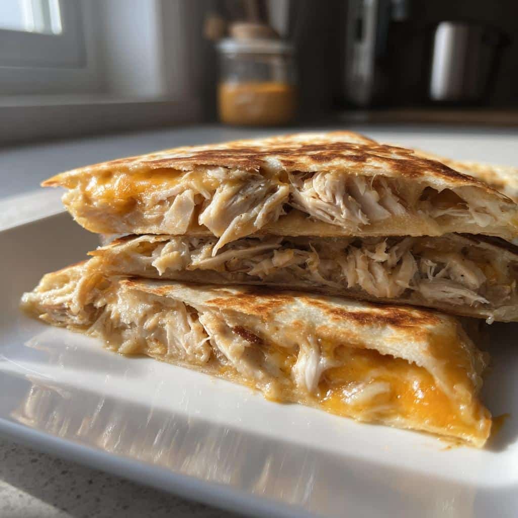 air fryer quesadilla chicken cheese