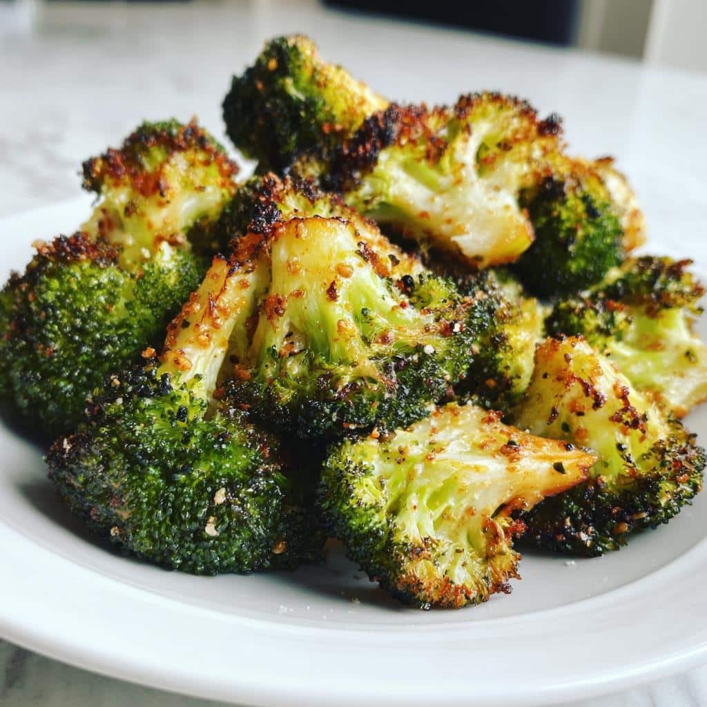 air fryer roasted broccoli