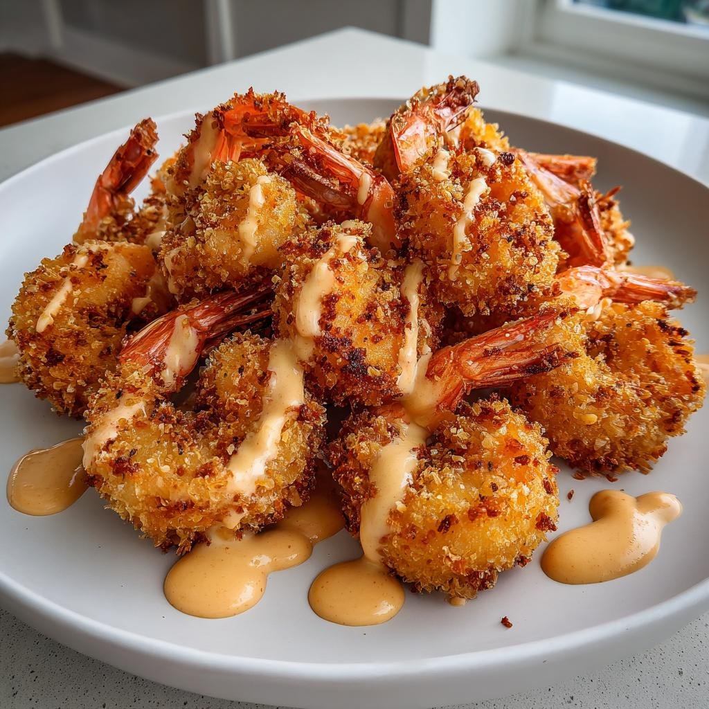 air fryer shrimp bang bang - detail 1