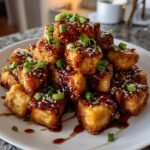 air fryer tofu crispy teriyaki