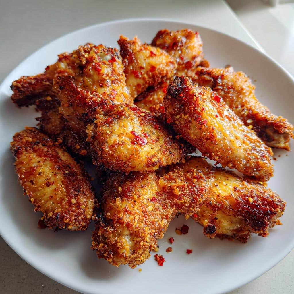 air fryer wings crispy - detail 1