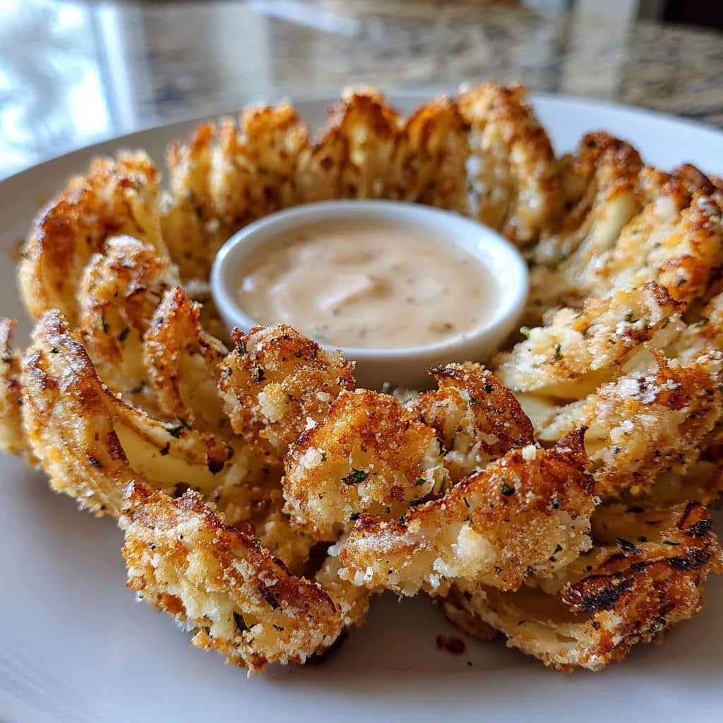 blooming onion in air fryer
