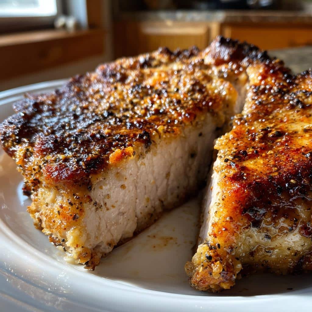 boneless pork chops in the air fryer - detail 1
