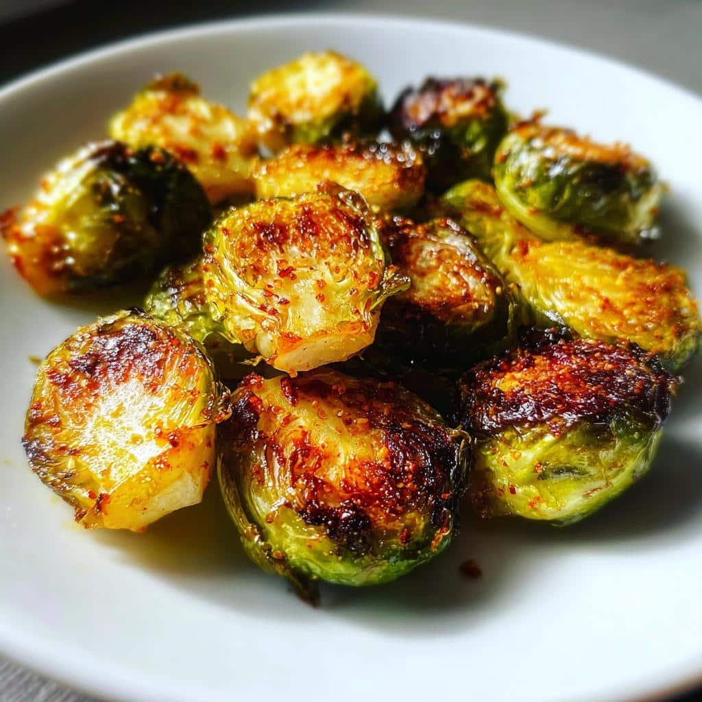 brussel sprout air fryer recipe - detail 1