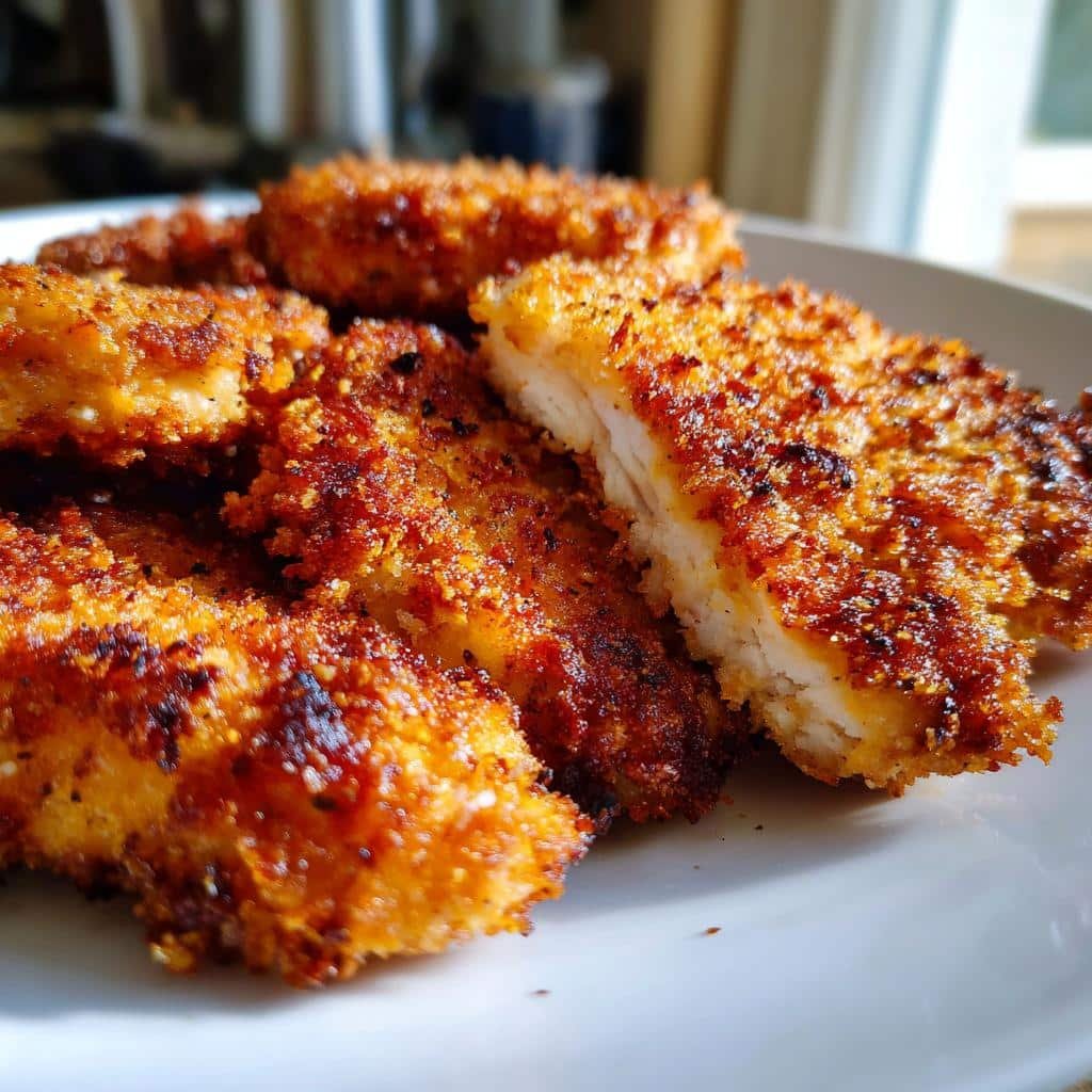 crispy air fryer chicken - detail 1