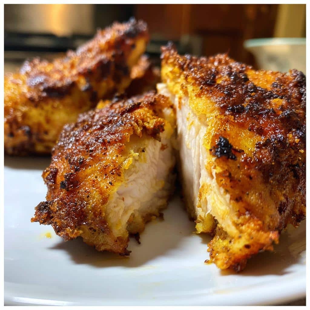 crispy air fryer chicken thighs