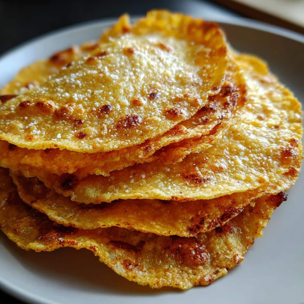 crispy air fryer corn tortillas recipe - detail 1