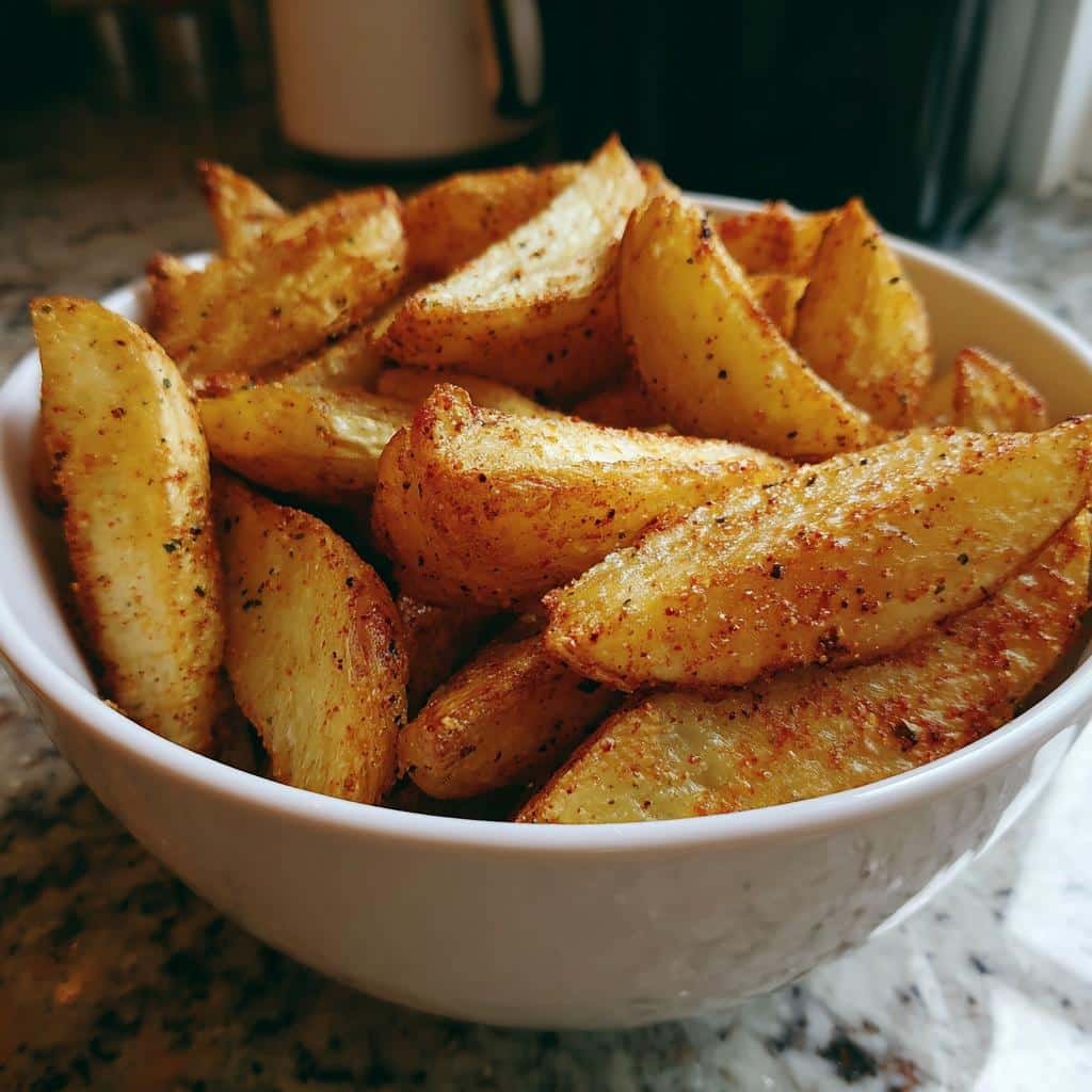 crispy air fryer potatoes - detail 1