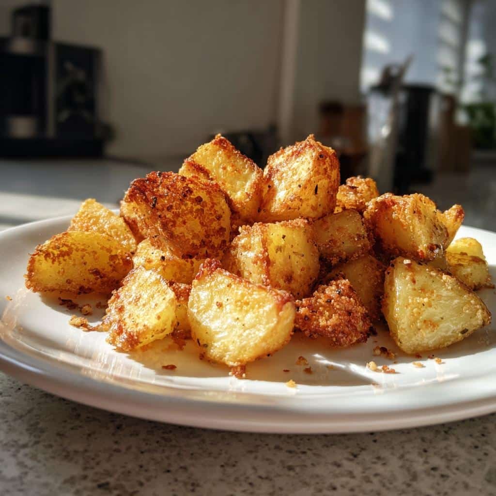 potatoes in air fryer roasted - detail 1