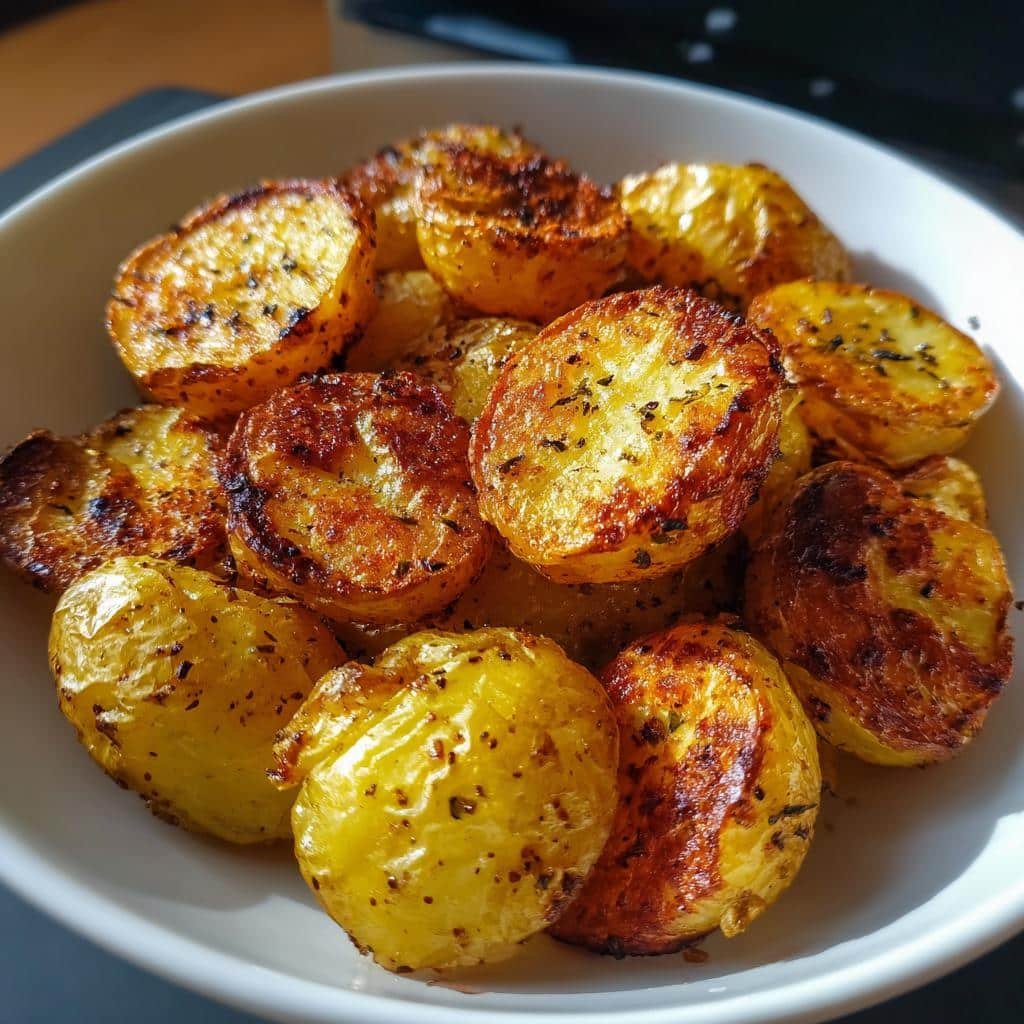roasted baby potatoes air fryer - detail 1