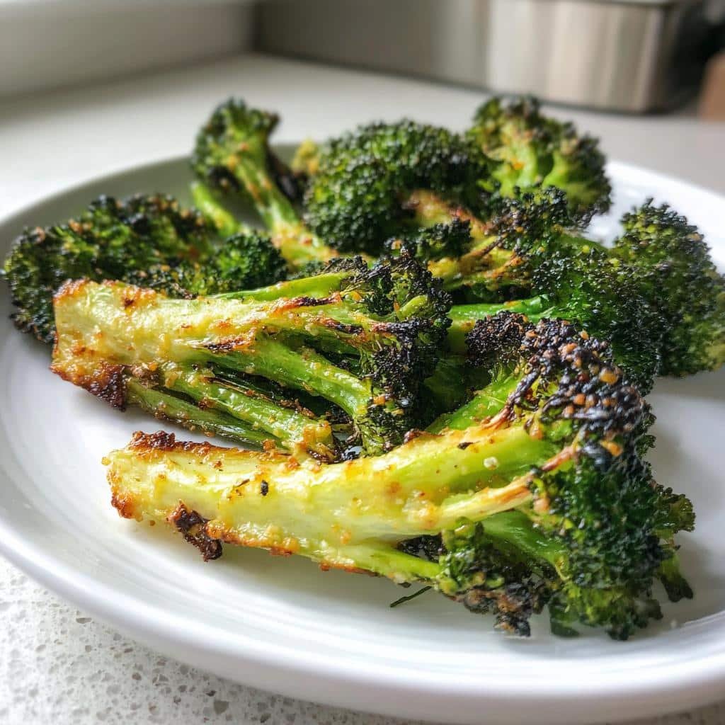 roasted broccoli air fryer