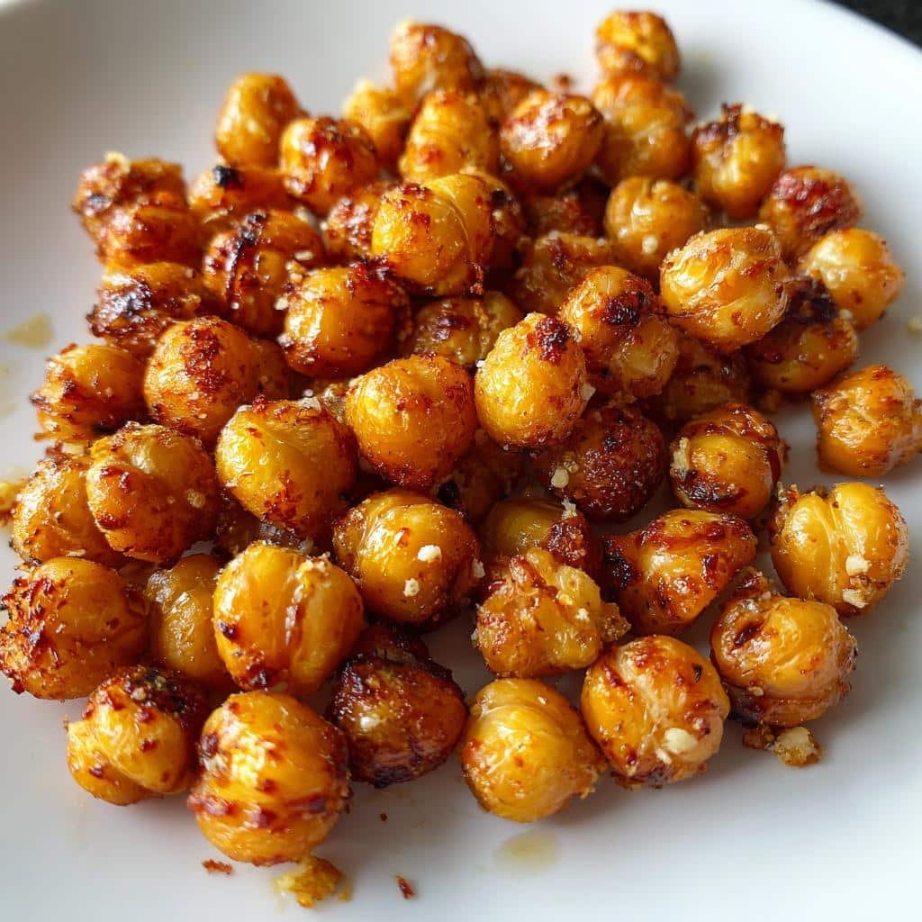 roasted chickpeas air fryer - detail 1