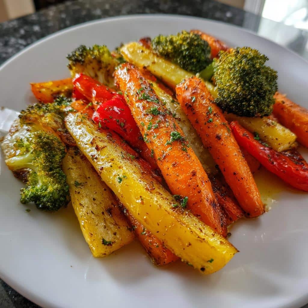 roasted vegetables in air fryer